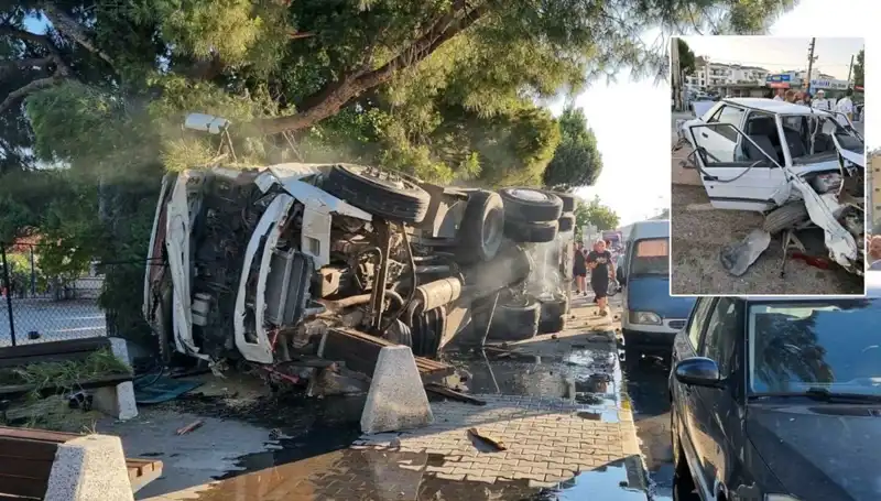 Freni Patlayan Kamyon, Trafik Işığında Kaosa Neden Oldu
