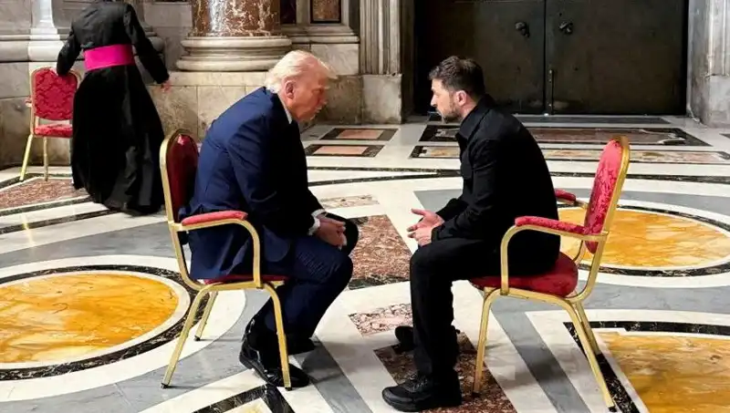 Zelenski'den Trump'a İlginç Açıklama: "En İyi Görüşmemiz Vatikan'daydı"