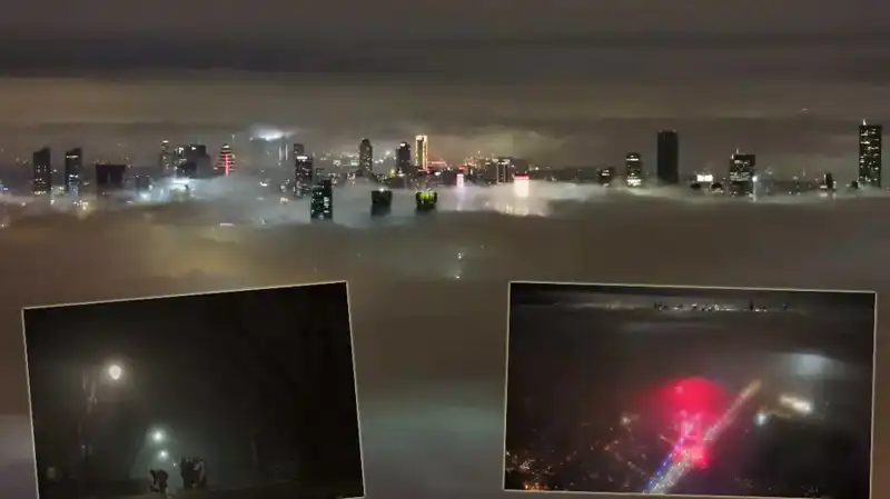 İstanbul’da Görülmemiş Bir Sis Manzarası: Şehir Nefes Kesiyor!