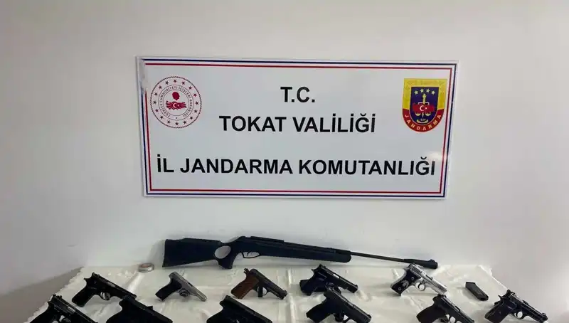 Tokat'ta Kaçak Silah Operasyonunda İki Şahıs Yakalandı!