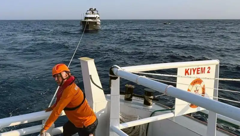 Marmaris Açıklarında Sürüklenen Tekne Kurtarıldı: Can Pazarı Yaşandı!