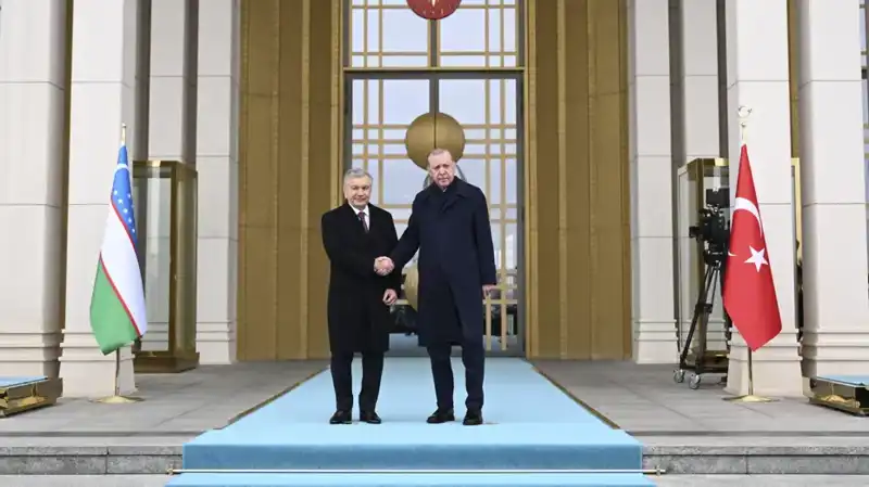 Özbekistan Cumhurbaşkanı Mirziyoyev Ankara'da, Erdoğan'dan Çarpıcı Açıklamalar